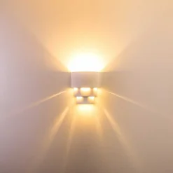 Applique Murale Karatschi Blanc, 1 Lumiere