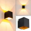Applique Murale Laforsen Noir Dore, 1 Lumiere