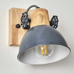 Applique Murale Orny Bois Clair, 1 Lumiere