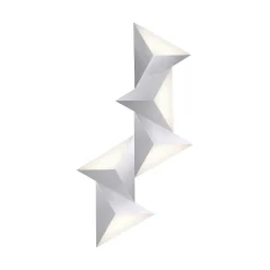Applique Murale Paul Neuhaus Q-Tetra Led Aluminium, 5 Lumieres, Telecommandes, Changeur De Couleurs