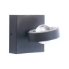 Applique Murale Paul Neuhaus Q-Mia Led Anthracite, 2 Lumieres, Telecommandes