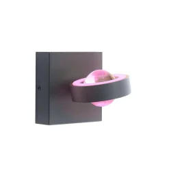 Applique Murale Paul Neuhaus Q-Mia Led Anthracite, 2 Lumieres, Telecommandes