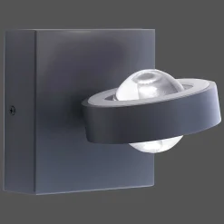 Applique Murale Paul Neuhaus Q-Mia Led Anthracite, 2 Lumieres, Telecommandes