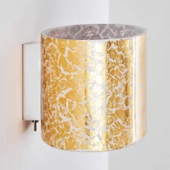 Applique Murale Rapar Chrome, Or, 1 Lumiere