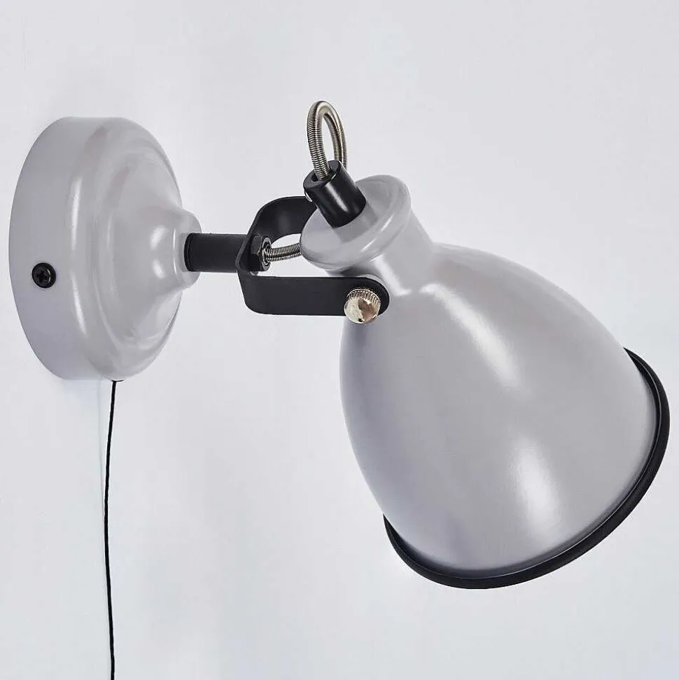 Applique Murale Selki Gris, Noir, 1 Lumiere