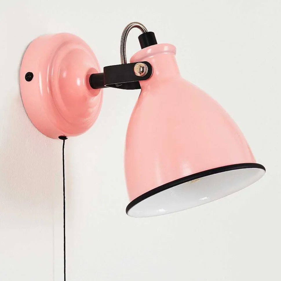 Applique Murale Selki Rose, Noir, 1 Lumiere