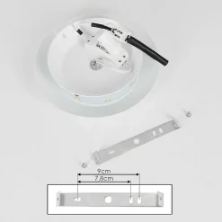 Applique Murale Storkyro Led Argente, 1 Lumiere