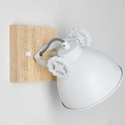 Applique Murale Svanfolk Brun, Blanc, 1 Lumiere
