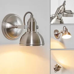Applique Murale Tina Nickel Mat, 1 Lumiere