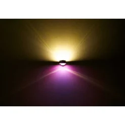 Applique Murale Top Light Pukwall Chrome, 2 Lumieres