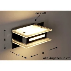 Applique Murale Trio 2220 Led Chrome, 1 Lumiere