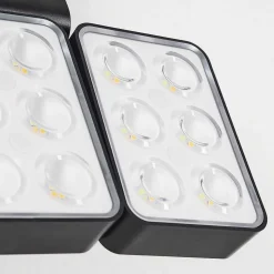 Applique Solaire Estampes Led Anthracite, 1 Lumiere, Detecteur De Mouvement