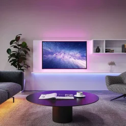 Bande Led Reality Racer Noir, 1 Lumiere, Telecommandes, Changeur De Couleurs