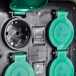 Bloc De Prises Électriques D'Exterieur Tinu Noir