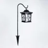 Borne Lumineuse Alavas Led Noir, 1 Lumiere
