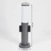 Borne Lumineuse Caserta Anthracite, 1 Lumiere