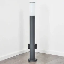 Borne Lumineuse Caserta Anthracite, 1 Lumiere