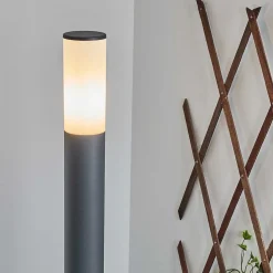 Borne Lumineuse Caserta Anthracite, 1 Lumiere