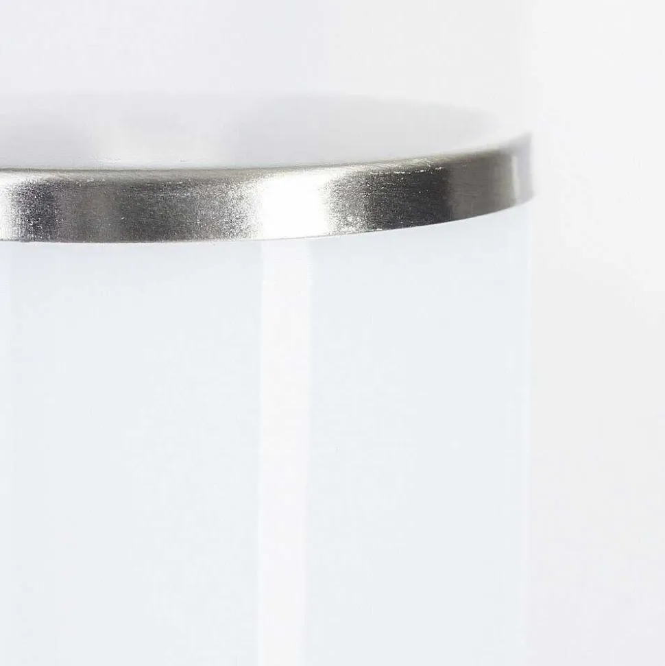 Borne Lumineuse Caserta Nickel Mat, 1 Lumiere