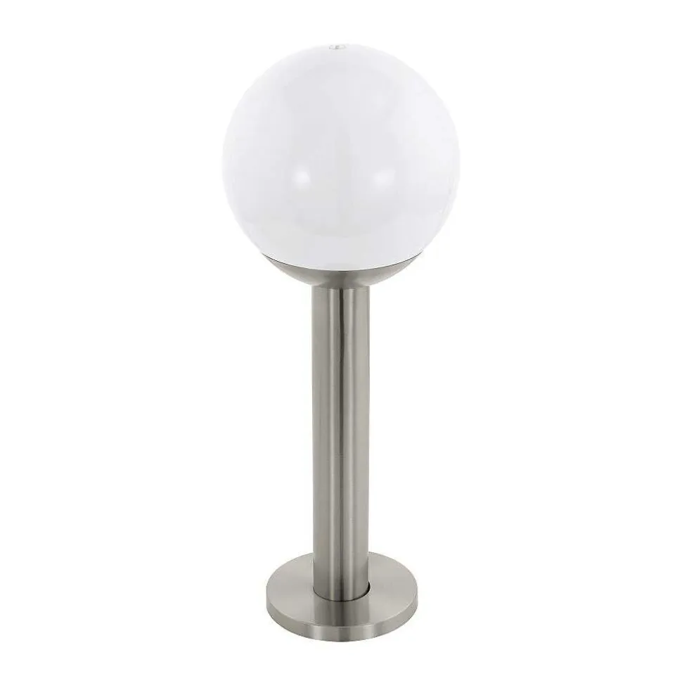 Borne Lumineuse Eglo Connect Nisia Led Acier Inoxydable, 1 Lumiere