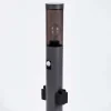Borne Lumineuse Gaborone Anthracite, 1 Lumiere, Detecteur De Mouvement