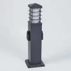 Borne Lumineuse Habolale Gris, 1 Lumiere