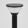 Borne Lumineuse Joennierni Led Noir, 1 Lumiere, Detecteur De Mouvement, Changeur De Couleurs