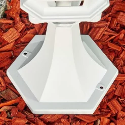 Borne Lumineuse Lentua Blanc, 1 Lumiere