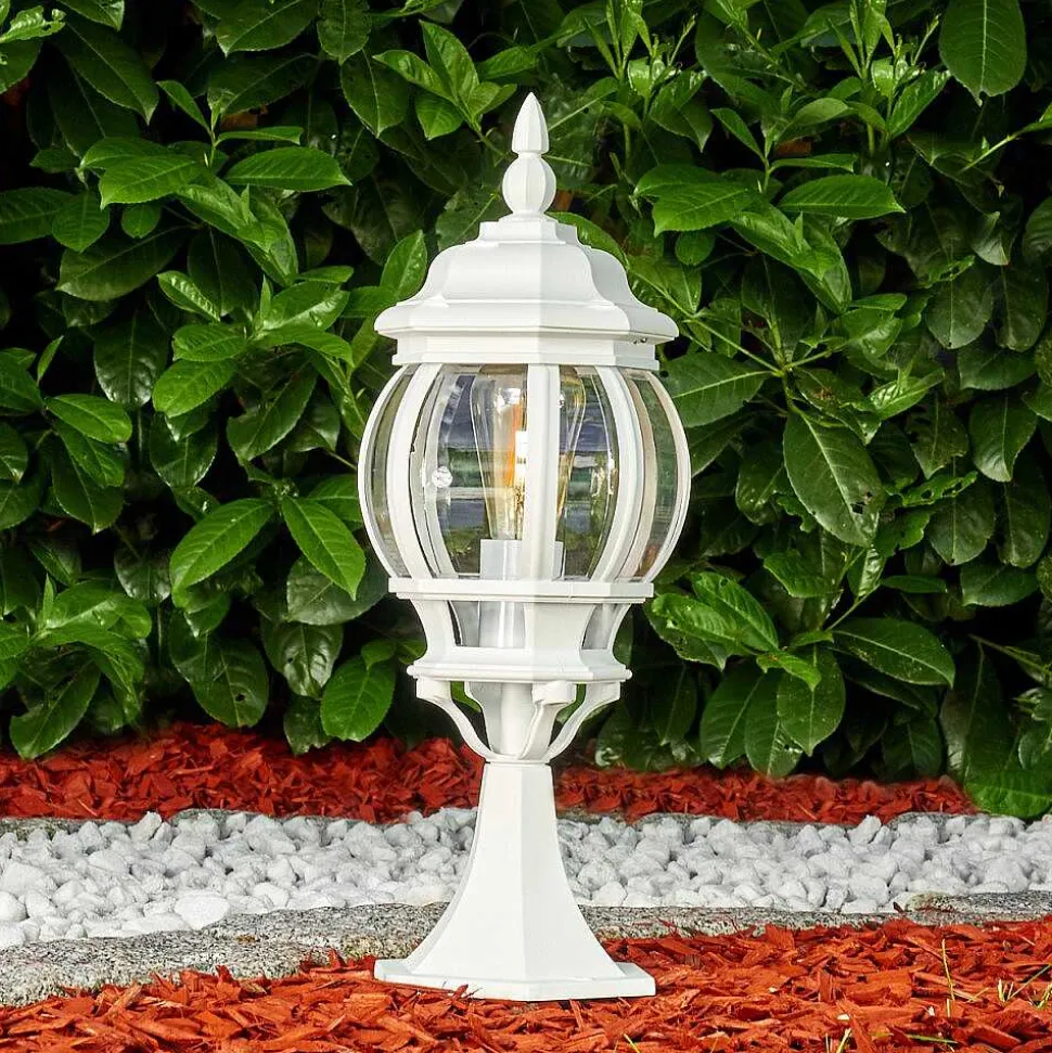 Borne Lumineuse Lentua Blanc, 1 Lumiere