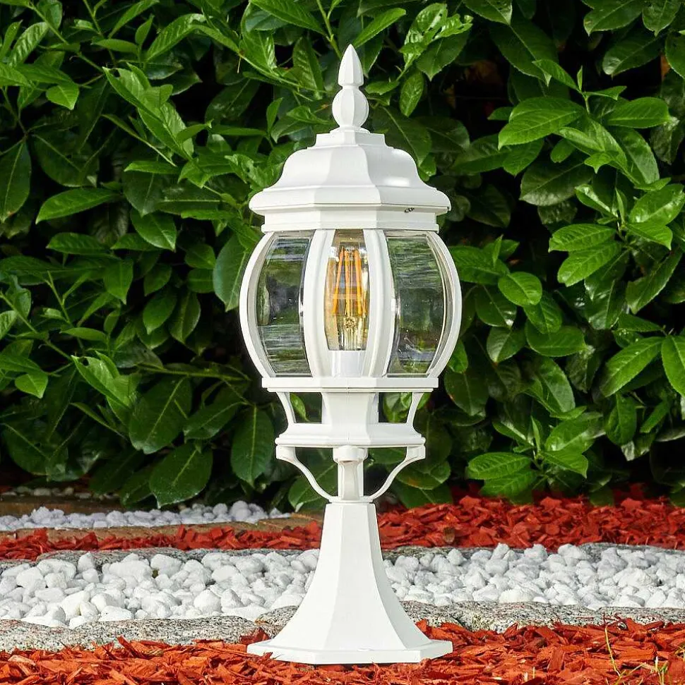 Borne Lumineuse Lentua Blanc, 1 Lumiere