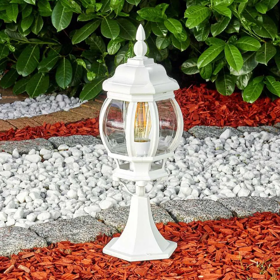Borne Lumineuse Lentua Blanc, 1 Lumiere
