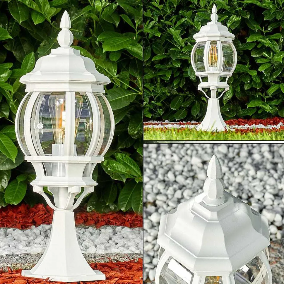 Borne Lumineuse Lentua Blanc, 1 Lumiere