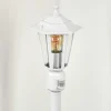 Borne Lumineuse Loria Blanc, 1 Lumiere, Detecteur De Mouvement