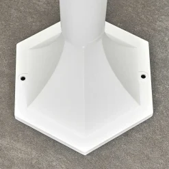 Borne Lumineuse Loria Blanc, 1 Lumiere, Detecteur De Mouvement
