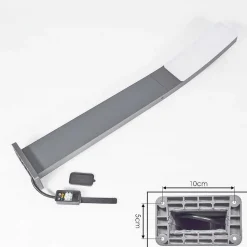 Borne Lumineuse Maseru Led Anthracite, 1 Lumiere