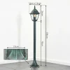 Borne Lumineuse Naofe Vert, Noir, 1 Lumiere