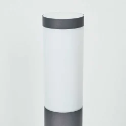 Borne Lumineuse Sessa Anthracite, 1 Lumiere, Detecteur De Mouvement