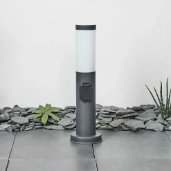 Borne Lumineuse Sessa Anthracite, 1 Lumiere