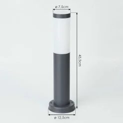 Borne Lumineuse Sessa Anthracite, 1 Lumiere