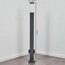 Borne Lumineuse Sessa Anthracite, 1 Lumiere