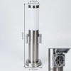 Borne Lumineuse Sessa Nickel Mat, 1 Lumiere
