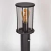 Borne Lumineuse Sumalao Noir, 1 Lumiere, Detecteur De Mouvement