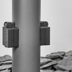 Borne Lumineuse Tunes Anthracite, 1 Lumiere