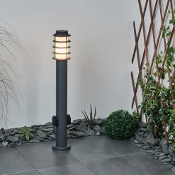 Borne Lumineuse Tunes Anthracite, 1 Lumiere