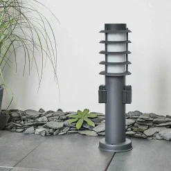 Borne Lumineuse Tunes Anthracite, 1 Lumiere
