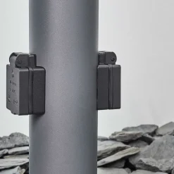 Borne Lumineuse Tunes Anthracite, 1 Lumiere