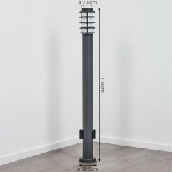 Borne Lumineuse Tunes Anthracite, 1 Lumiere
