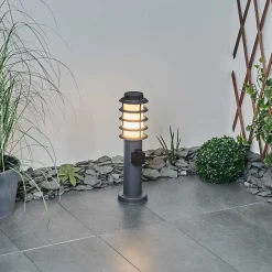 Borne Lumineuse Tunes Anthracite, 1 Lumiere