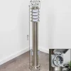 Borne Lumineuse Tunes Nickel Mat, 1 Lumiere