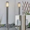 Borne Lumineuse Tunes Nickel Mat, 1 Lumiere